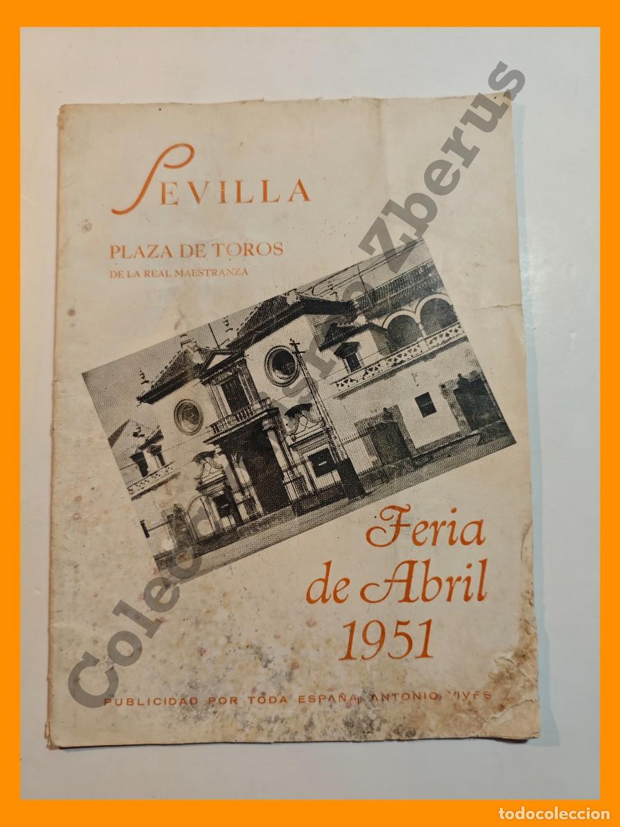 Advertising Catalogs: SEVILLA . Feria de Abril 1951 .-