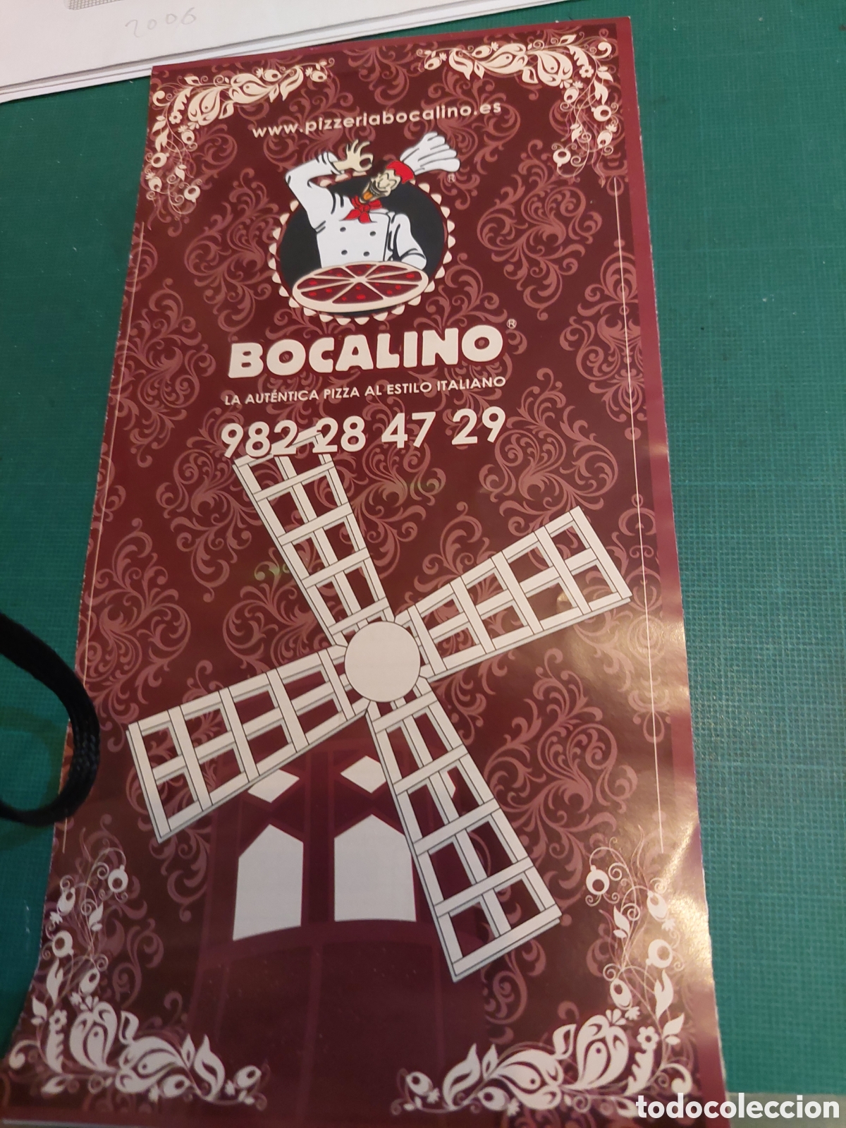 Cat&aacute;logos publicitarios: Lugo BOCALINO PIZZERIA LISTA PRECIOS