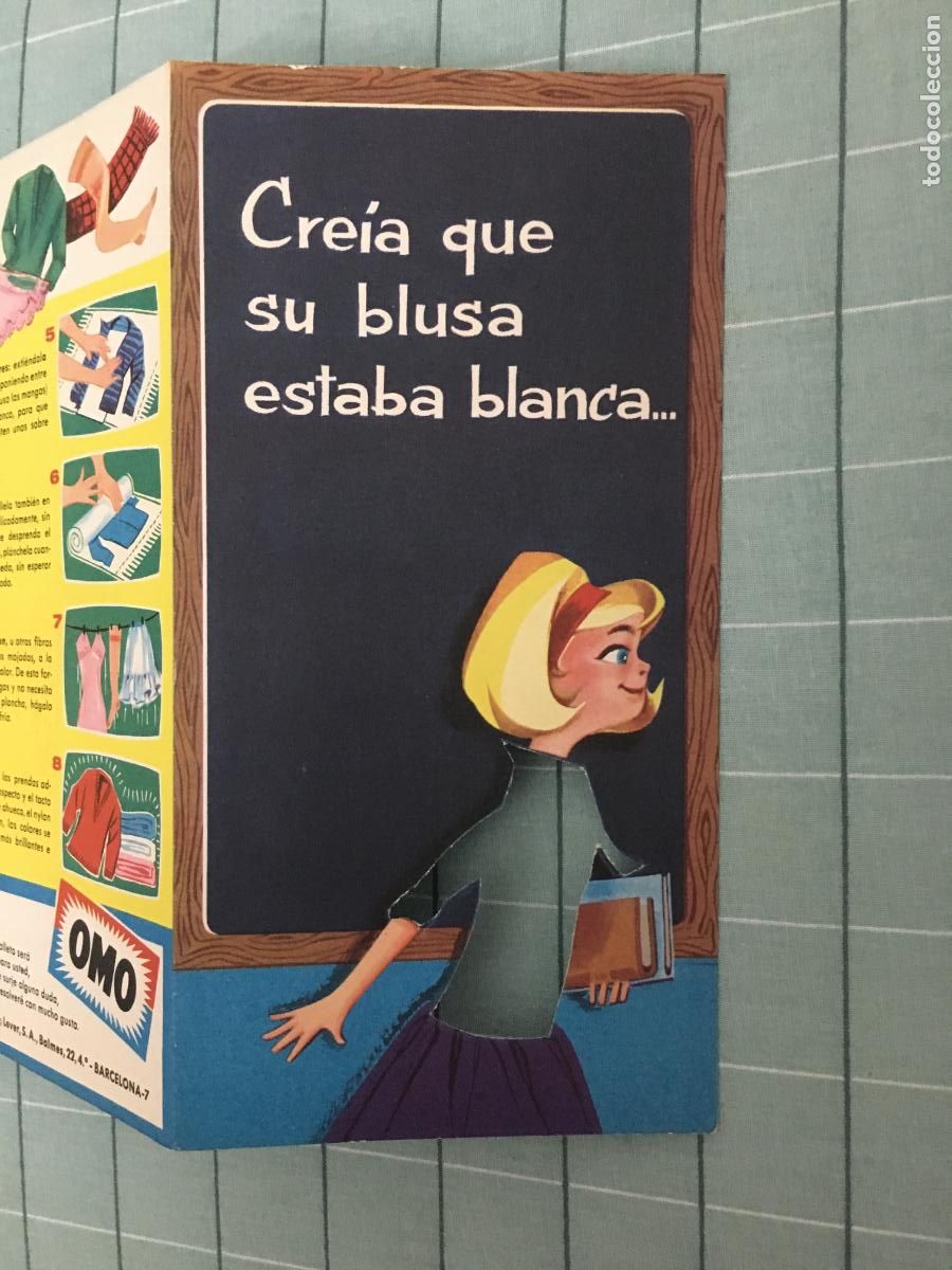 Cat&aacute;logos publicitarios: folleto detergente OMO, como nuevo - Foto 2