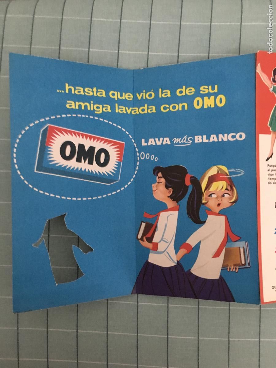 Cat&aacute;logos publicitarios: folleto detergente OMO, como nuevo - Foto 5