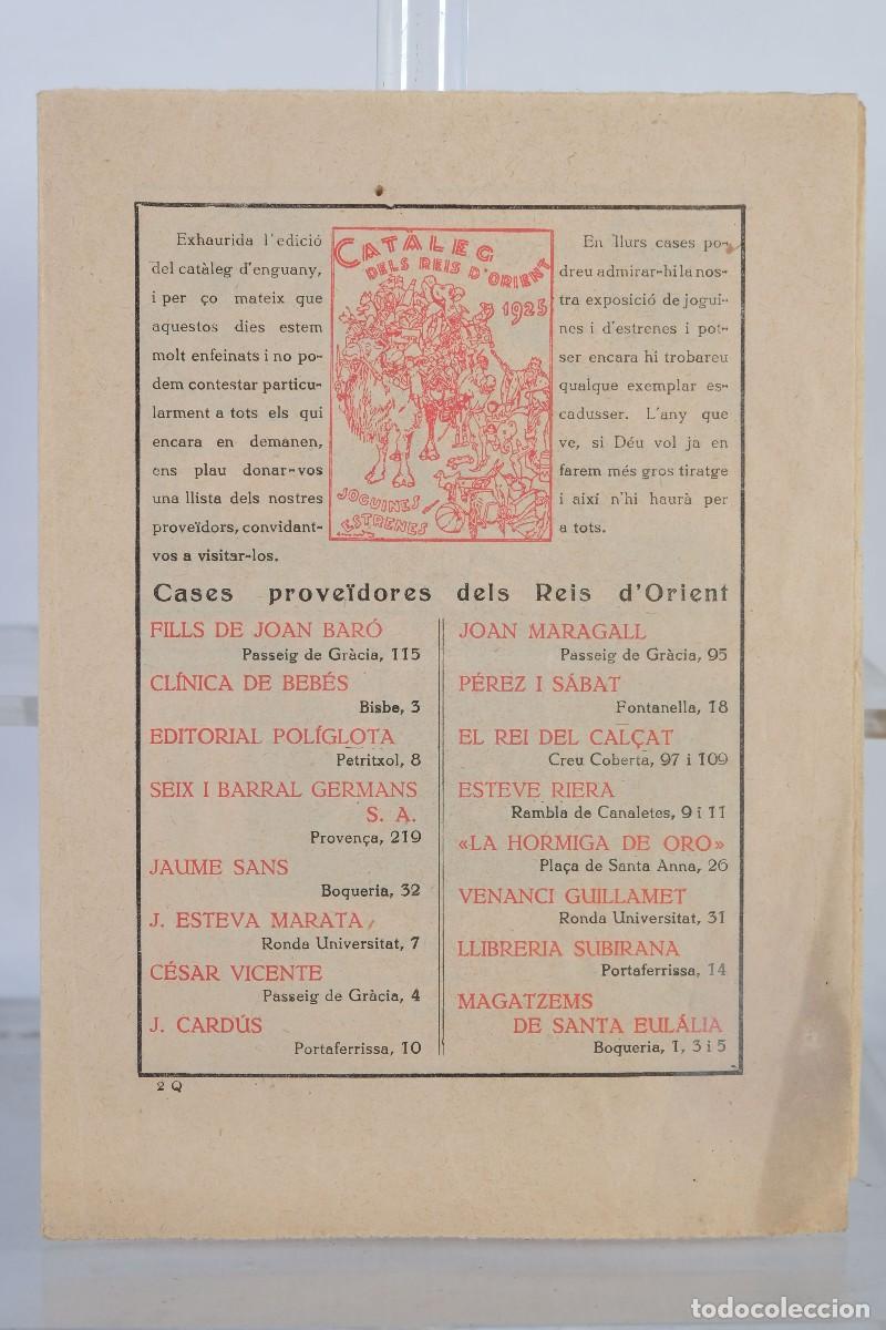 Werbekataloge: P&aacute;ginas de publicidad a&ntilde;os 20 Cat&agrave;leg dels Reis d'orient 1925...