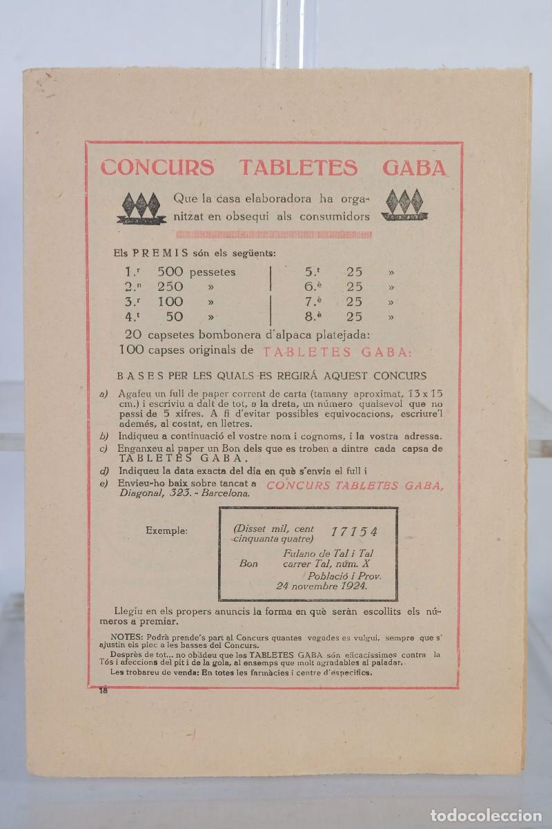 Werbekataloge: P&aacute;ginas de publicidad a&ntilde;os 20 Concurs tabletes Gaba...