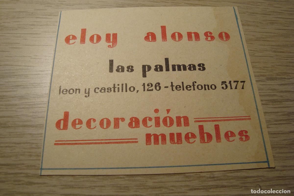 Cat&aacute;logos publicit&aacute;rios: ANTIGUA PUBLICIDAD ELOY ALONSO DECORACION- MUEBLES. LAS PALMAS GRAN CANARIA.