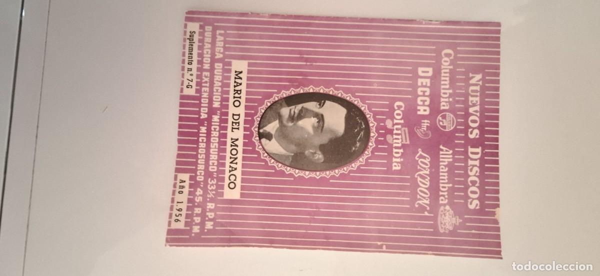 Werbekataloge: Catalogo discos 1956