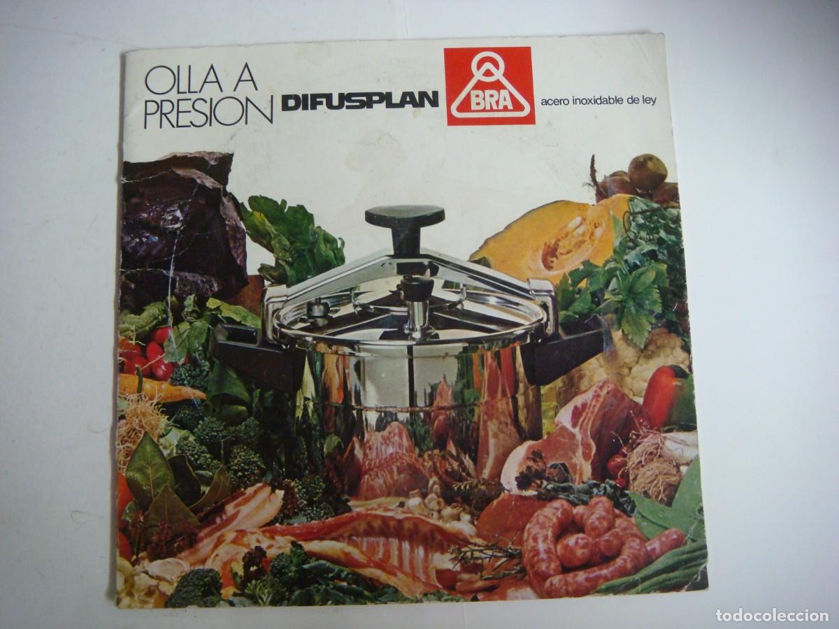 Werbekataloge: CATALOGO A&Ntilde;OS 60-70 DE OLLA A PRESION BRA CON RECETARIO-CAJ-B-N&ordm;-127