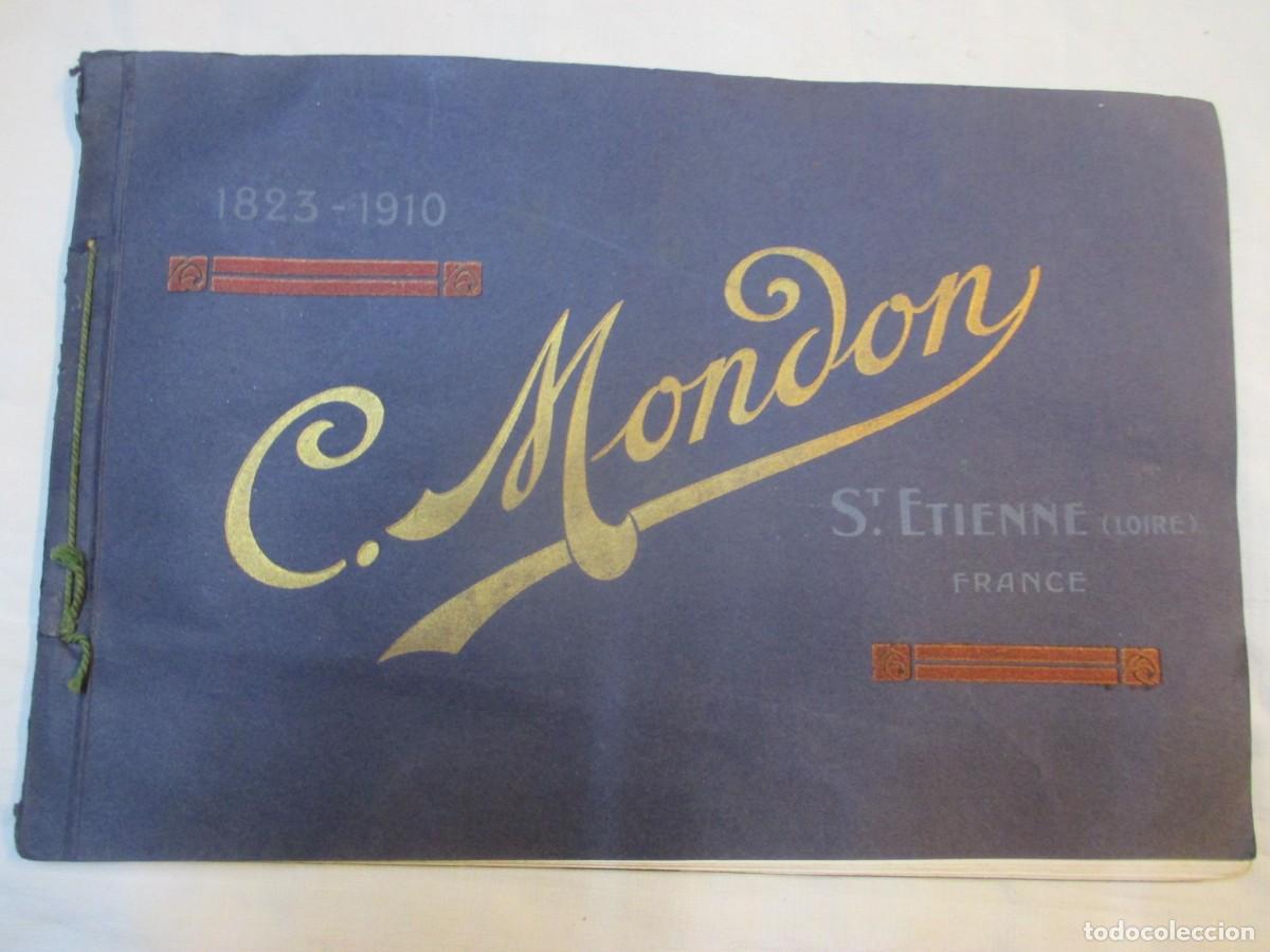 Werbekataloge: CATALOGO DE MAQUINARIA TEXTIL BATANES NAVEAS Y OTROS - &rdquo; MONDON &rdquo; ST. ETIENNE 1823/1910 32PAG 27X19