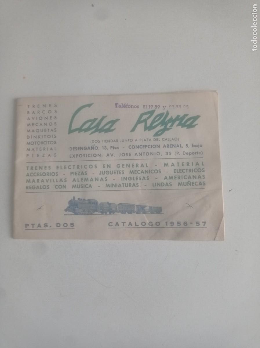 Werbekataloge: Antiguo cat&aacute;logo casa Reyna 1956-57 Madrid