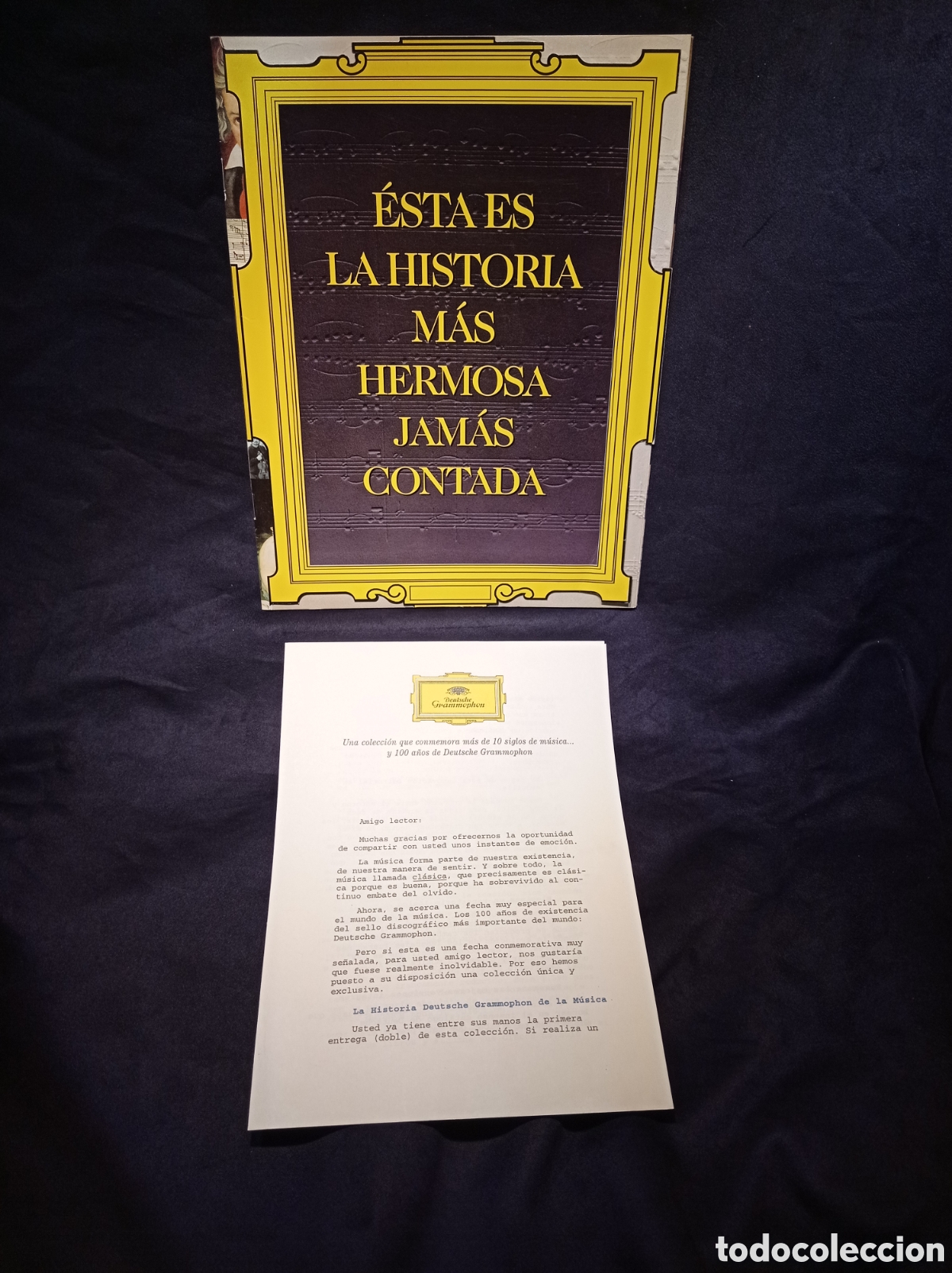 Catalogues publicitaires: CAT&Aacute;LOGO HISTORIA DE LA M&Uacute;SICA. DEUTSCHE GRAMMOPHON. COLECCI&Oacute;N 50 LIBROS Y CDS