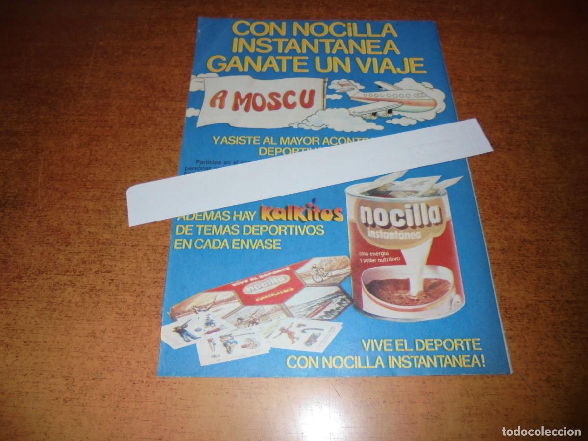 Catalogues publicitaires: PUBLICIDAD 1980: NOCILLA INSTANTANA REGALA KALKITOS Y VIAJES A MOSC&Uacute;
