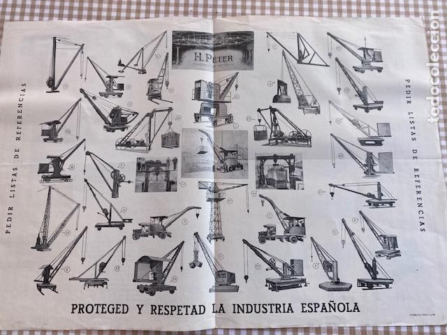Cat&aacute;logos publicitarios: Barcelona 1930. H. P&eacute;ter. Constructor Macanico - Foto 2