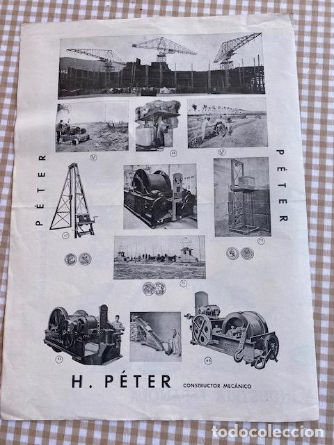 Cat&aacute;logos publicitarios: Barcelona 1930. H. P&eacute;ter. Constructor Macanico - Foto 3