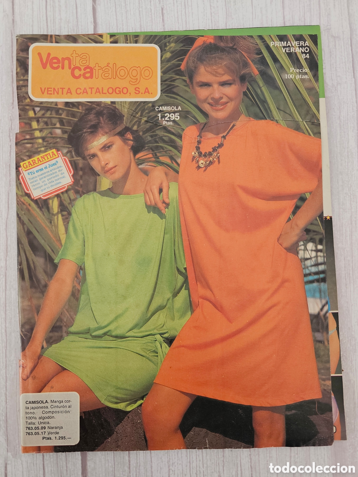 Cat&aacute;logos publicit&aacute;rios: CAT&Aacute;LOGO REVISTA VENCA. PRIMAVERA VERANO 1984. 128 P&Aacute;GS