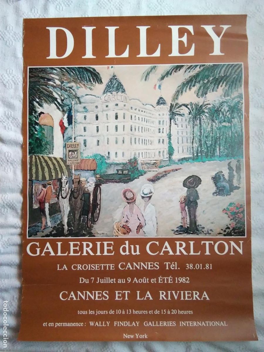 Cataloghi pubblicitari: CARTEL DILLEY GALERIA CARLTON 1982