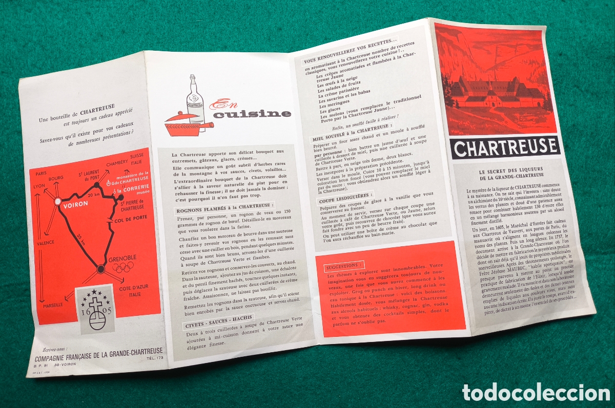 Cat&aacute;logos publicitarios: CHARTREUSE LIQUEUR BROCHURE PUBLICIT&Eacute; - Foto 5