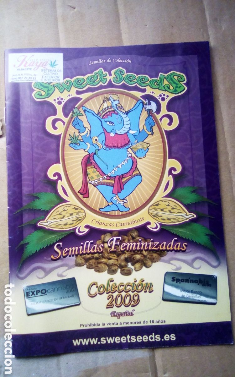Cat&aacute;logos publicitarios: Cat&aacute;logo semillas feminizadas Sweet Seeds. A&ntilde;o 2009.