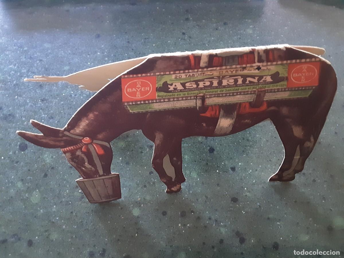 Cat&aacute;logos publicit&aacute;rios: TROQUELADO DE PUBLICIDAD DE ASPIRINA CASA BAYER.