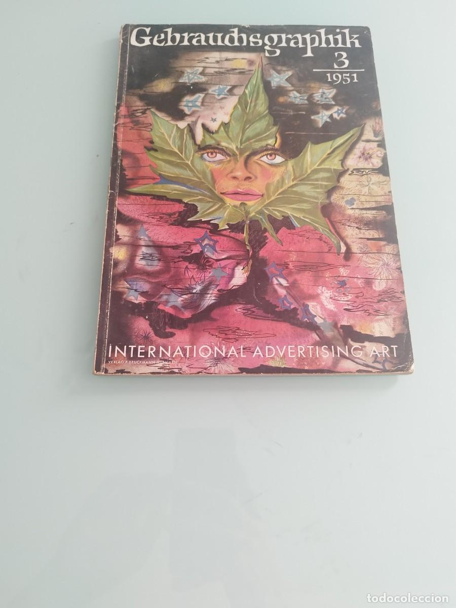 Cataloghi pubblicitari: Antigua revista alemana de arte comercial. Gebraudisgraphik 3 1951.