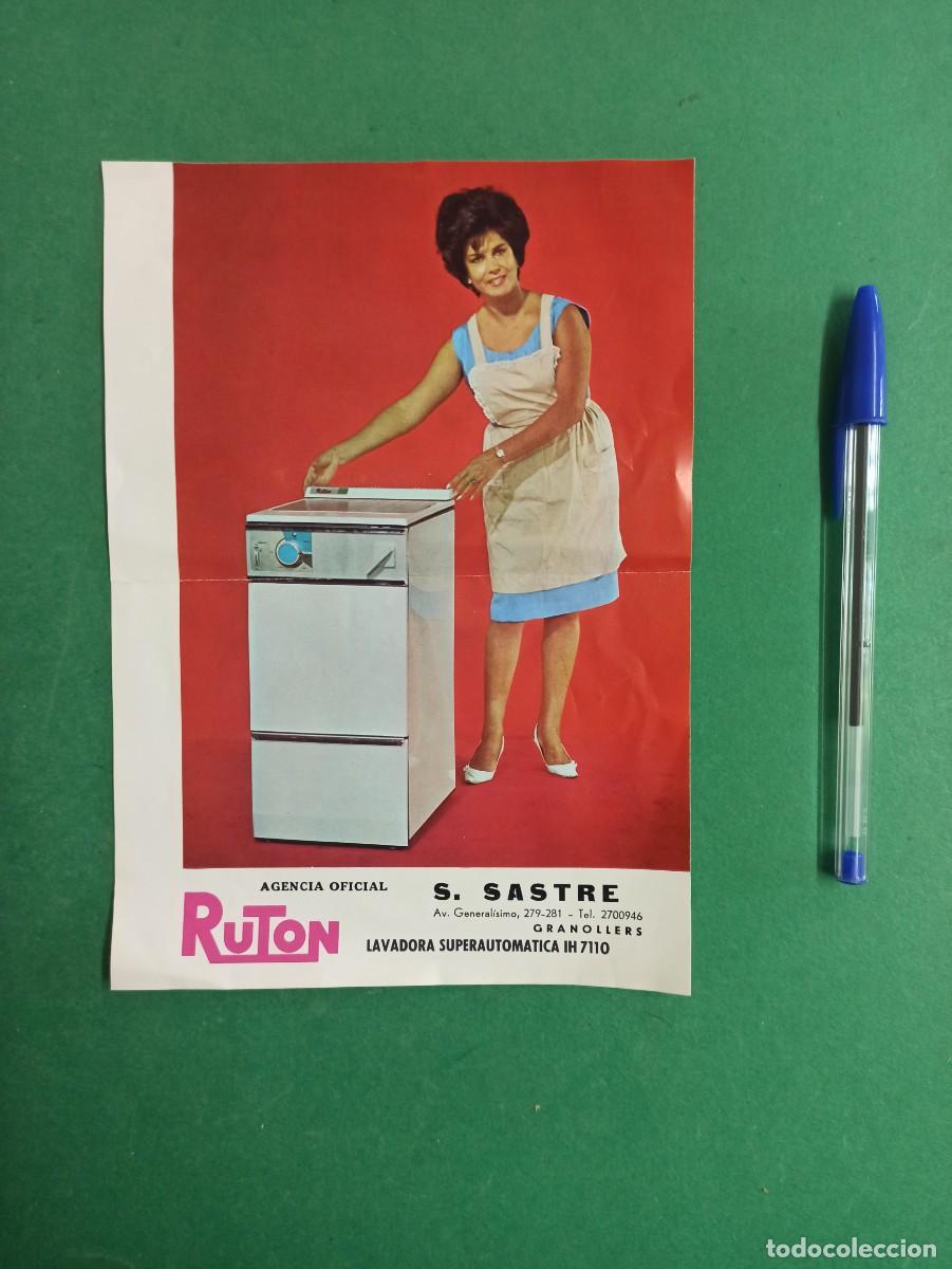 Cat&aacute;logos publicit&aacute;rios: Antigua publicidad de Lavadora. Ruton. Granollers.