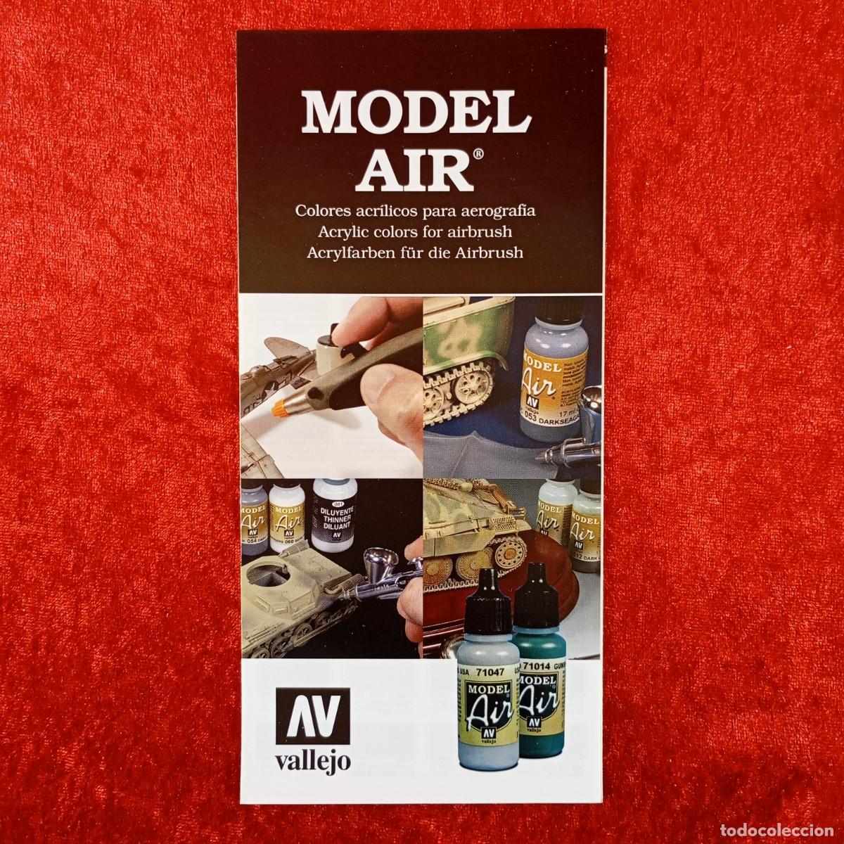 Catalogues publicitaires: CAT&Aacute;LOGO PUBLICITARIO - MODEL AIR - COLORES ACR&Iacute;LICOS PARA AEROGRAF&Iacute;A - VALLEJO / 1163