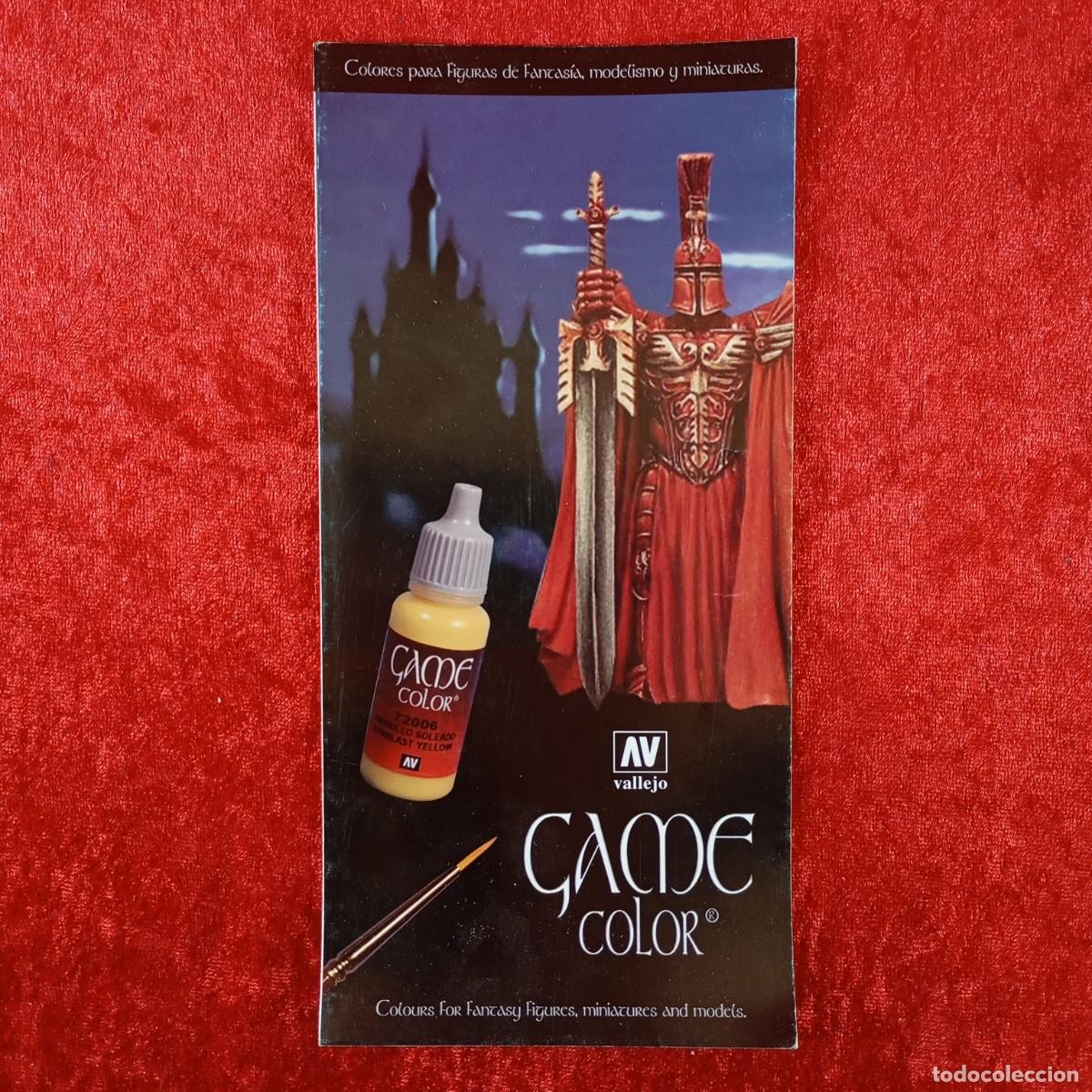 Catalogues publicitaires: CAT&Aacute;LOGO PUBLICITARIO - GAME COLOR - COLORES PARA FIGURAS DE FANTAS&Iacute;A, MODELISMO - VALLEJO / 1165