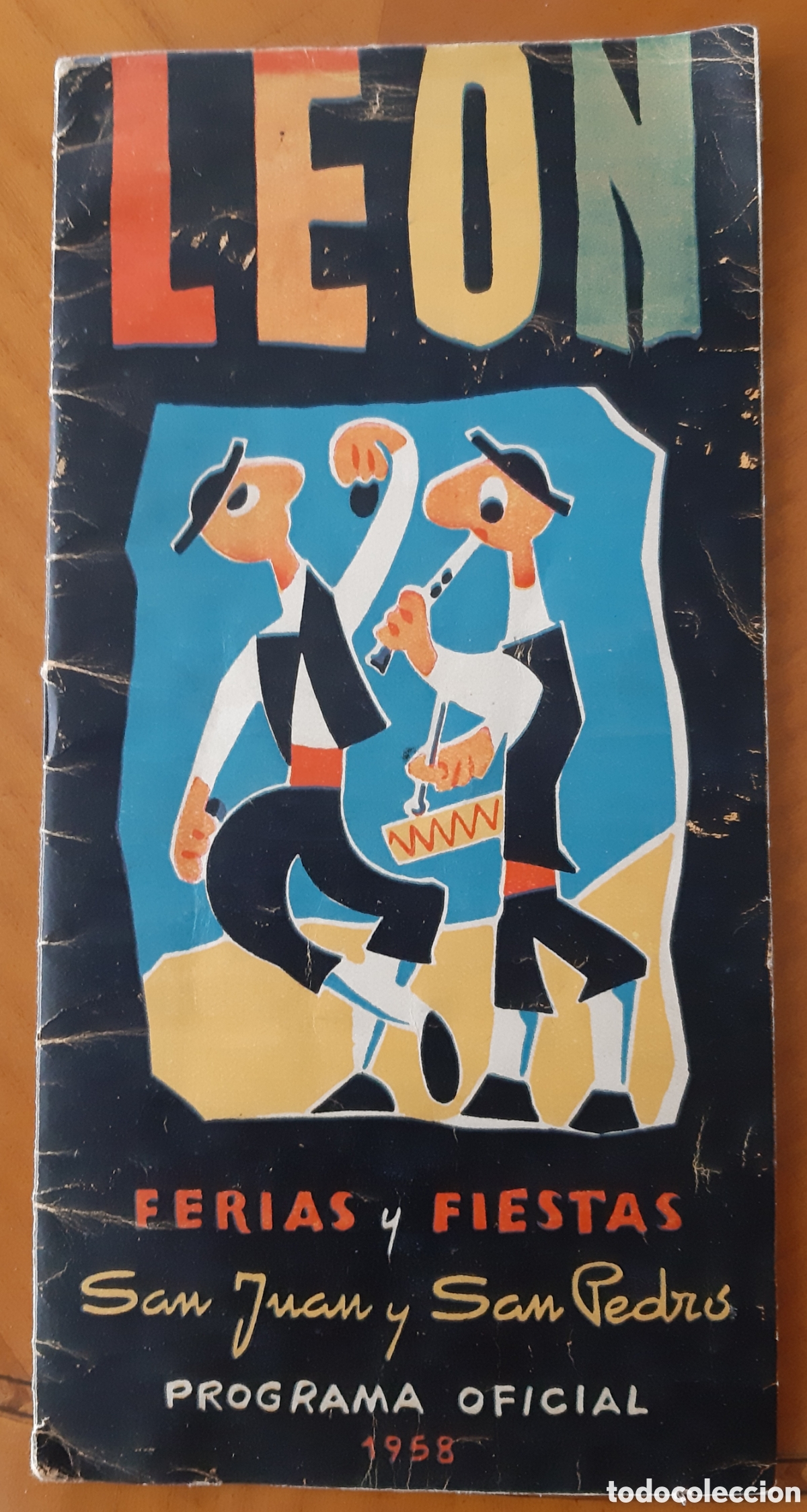 Cataloghi pubblicitari: Le&oacute;n. Programa oficial de fiestas. A&ntilde;o 1958. Original.