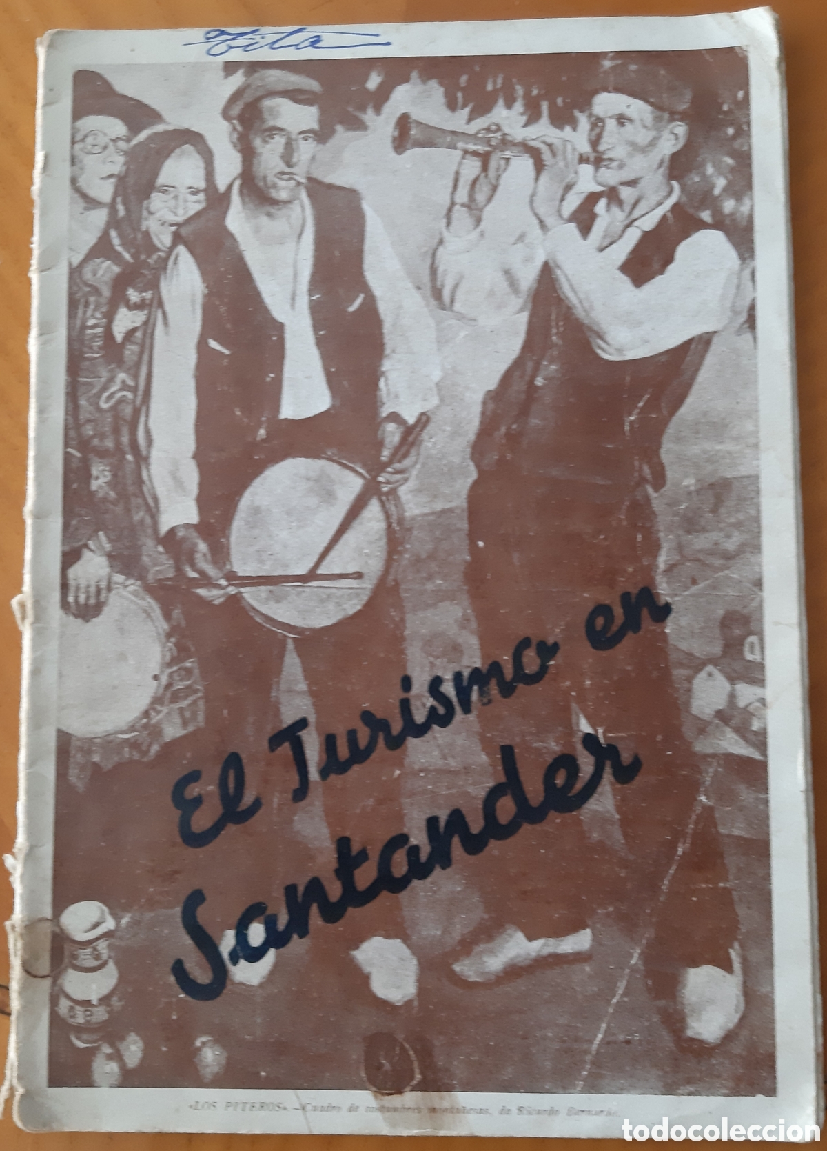 Cataloghi pubblicitari: Santander Cantabria. Gu&iacute;a vacacional con fotos. A&ntilde;os 30. Original.