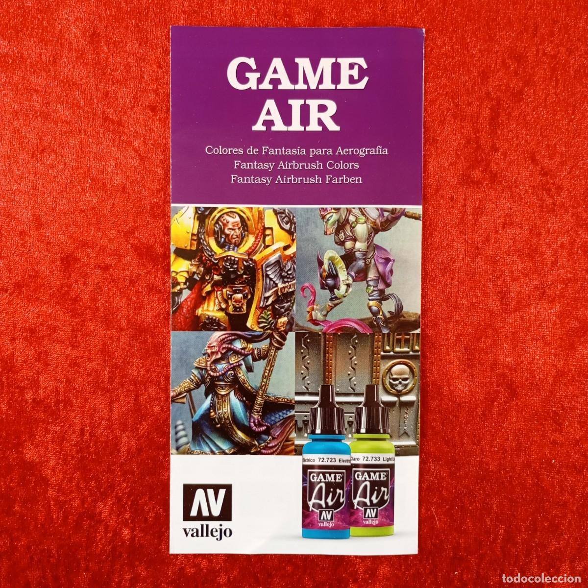 Cat&aacute;logos publicit&aacute;rios: CAT&Aacute;LOGO PUBLICITARIO - GAME AIR - COLORES DE FANTAS&Iacute;A PARA AEROGRAFIA - VALLEJO / 1214