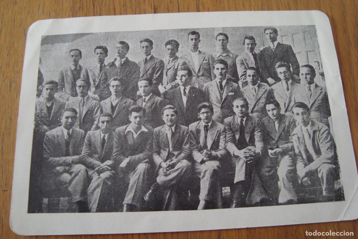 Catalogues publicitaires: ANTIGUA TARJETA ANTIGUOS ALUMNOS COLEGIO ALFONSO VII ESCORIAL 1958. CURSO 1943-44