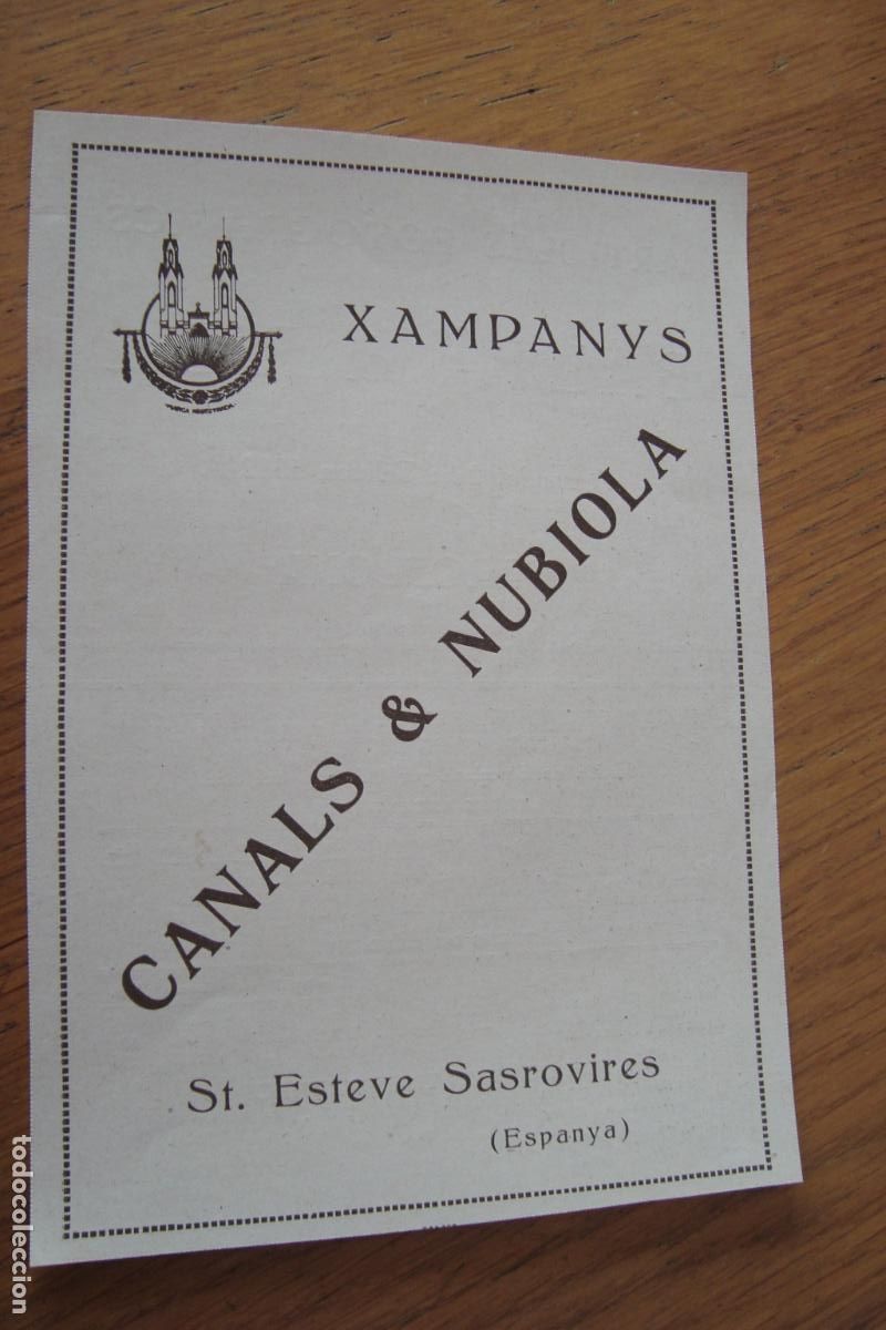 Catalogues publicitaires: ANTIGUA PUBLICIDAD XAMPANYS CANALS & NUBIOLA. ST. ESTEVE SASROVIRES- BALTA & RIBA FOTOGRAFICS