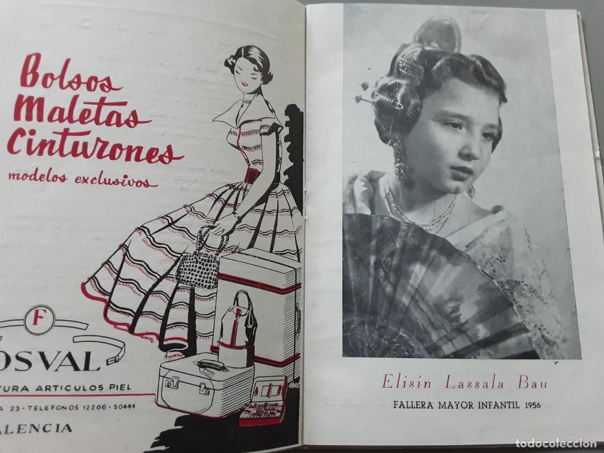 Cat&aacute;logos publicitarios: PROGRAMA OFICIAL GRAN SEMANA FALLERA , VALENCIA 1956 - Foto 3
