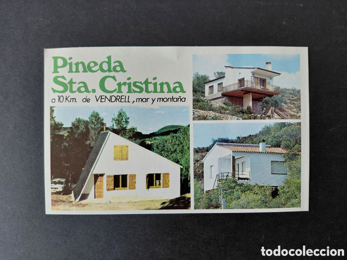 Cat&aacute;logos publicit&aacute;rios: EL VENDRELL - PINEDA SANTA CRISTINA A&Ntilde;OS 70