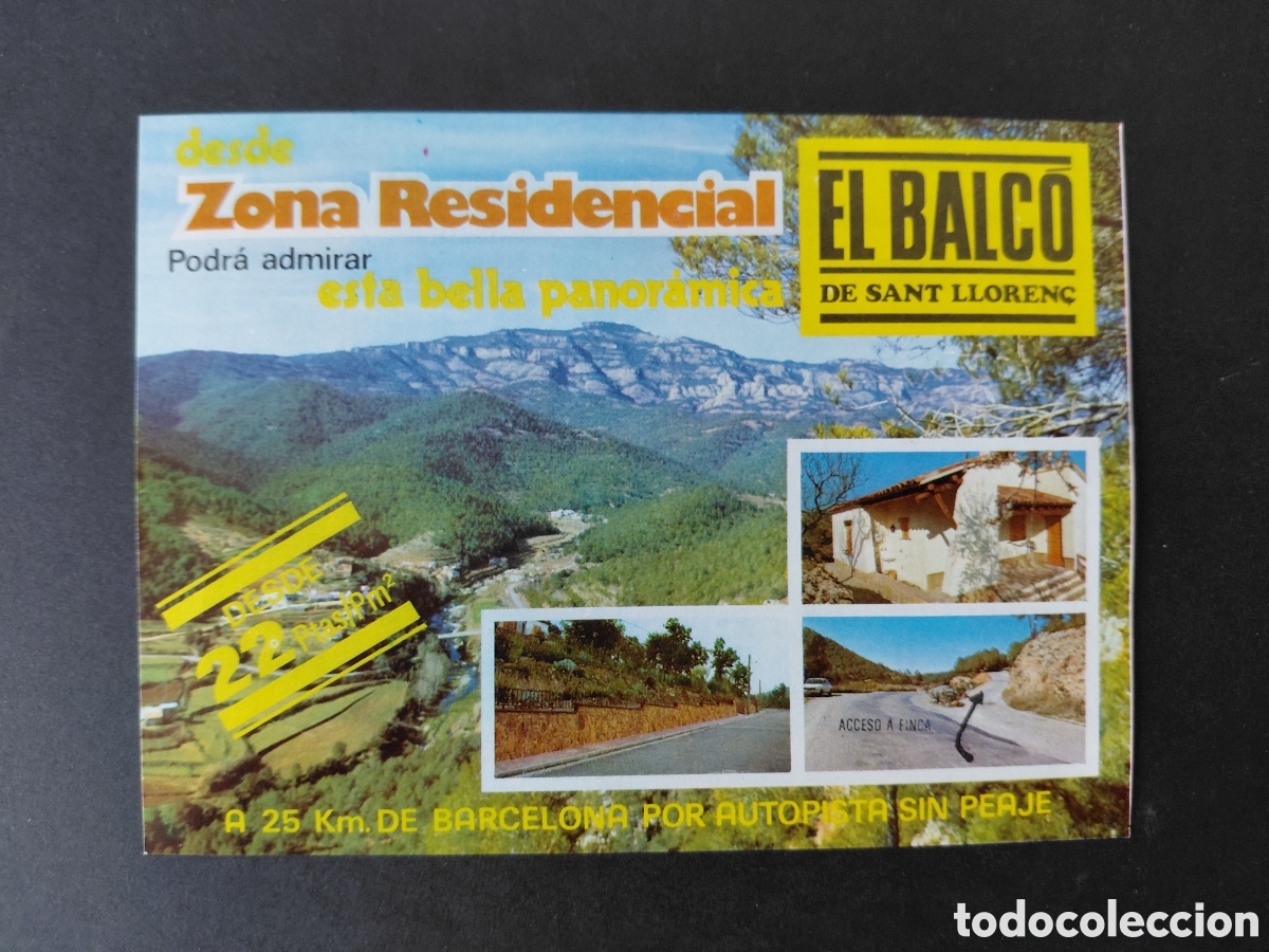 Werbekataloge: CASTELLAR DEL VALL&Egrave;S - URBANIZACION EL BALC&Oacute; DE SANT LLOREN&Ccedil; A&Ntilde;OS 70