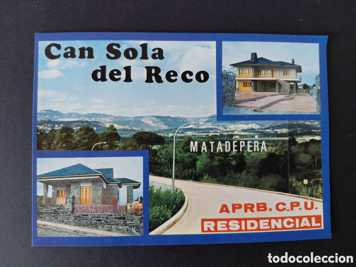 Werbekataloge: MATADEPERA - URBANIZACION CAN SOLA DEL RECO A&Ntilde;OS 70