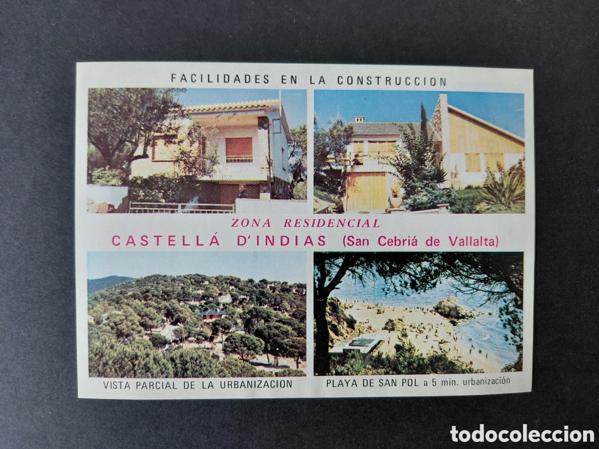 Catalogues publicitaires: SANT CEBRI&Agrave; DE VALLALTA - URBANIZACION CASTELLA D'INDIAS A&Ntilde;OS 70