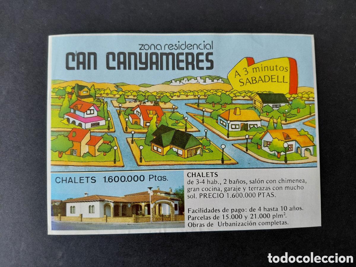 Catalogues publicitaires: SABADELL - URBANIZACION CAN CANYAMERES A&Ntilde;OS 70