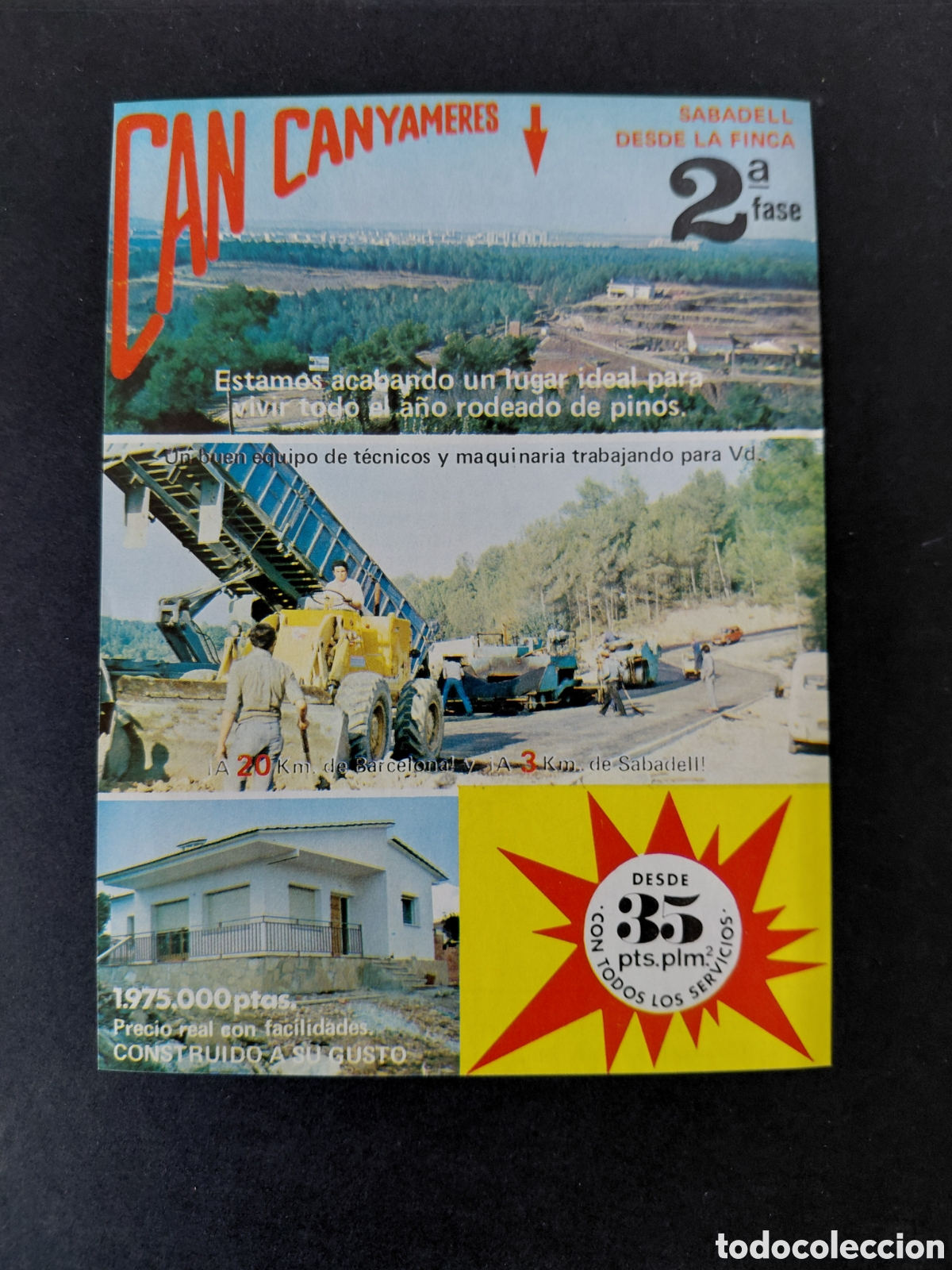 Catalogues publicitaires: SABADELL - URBANIZACION CAN CANYAMERES A&Ntilde;OS 70