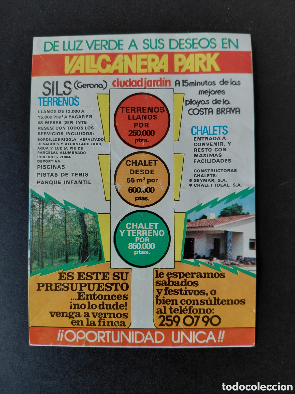 Catalogues publicitaires: SILS - URBANIZACION VALLCANERA PARK A&Ntilde;OS 70