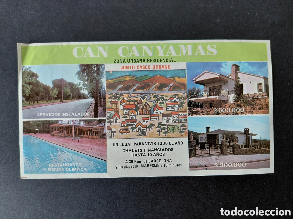 Catalogues publicitaires: DOSRIUS - URBANIZACION CAN CANYAMAS A&Ntilde;OS 70