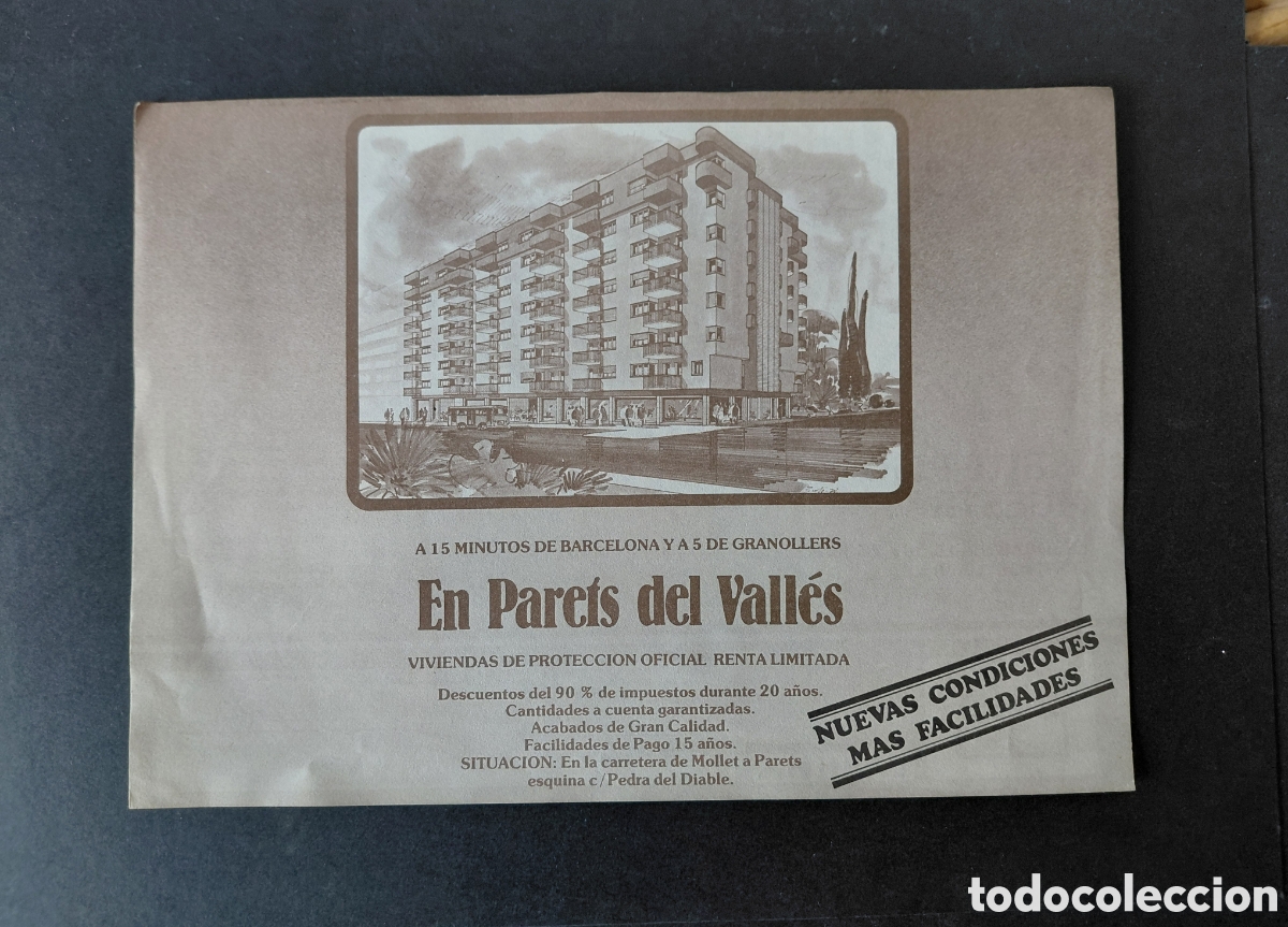 Catalogues publicitaires: PARETS DEL VALL&Egrave;S - VENTA DE PISOS DE PROTECCION OFICIAL A&Ntilde;OS 70