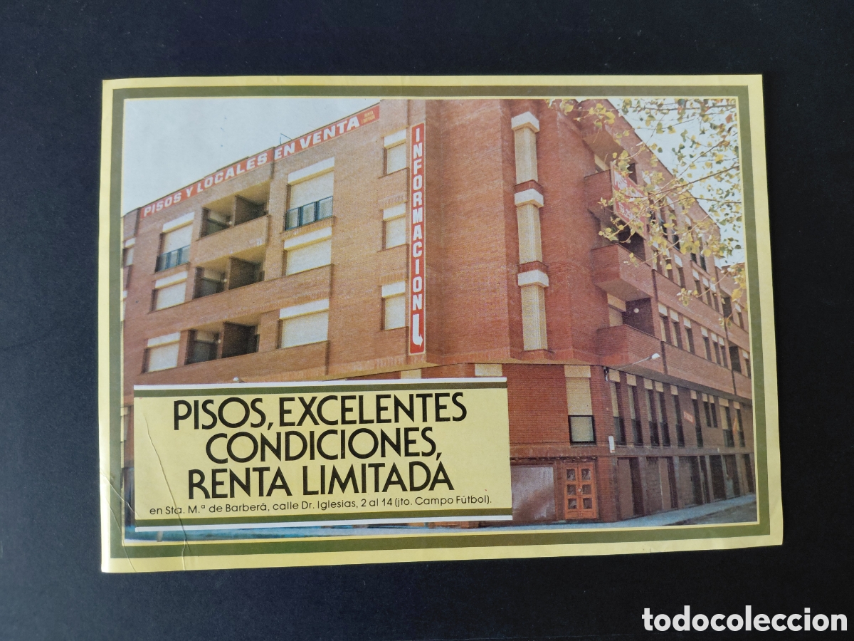 Catalogues publicitaires: BARBER&Agrave; DEL VALL&Egrave;S - VENTA DE PISOS CALLE DR.IGLESIAS A&Ntilde;OS 70