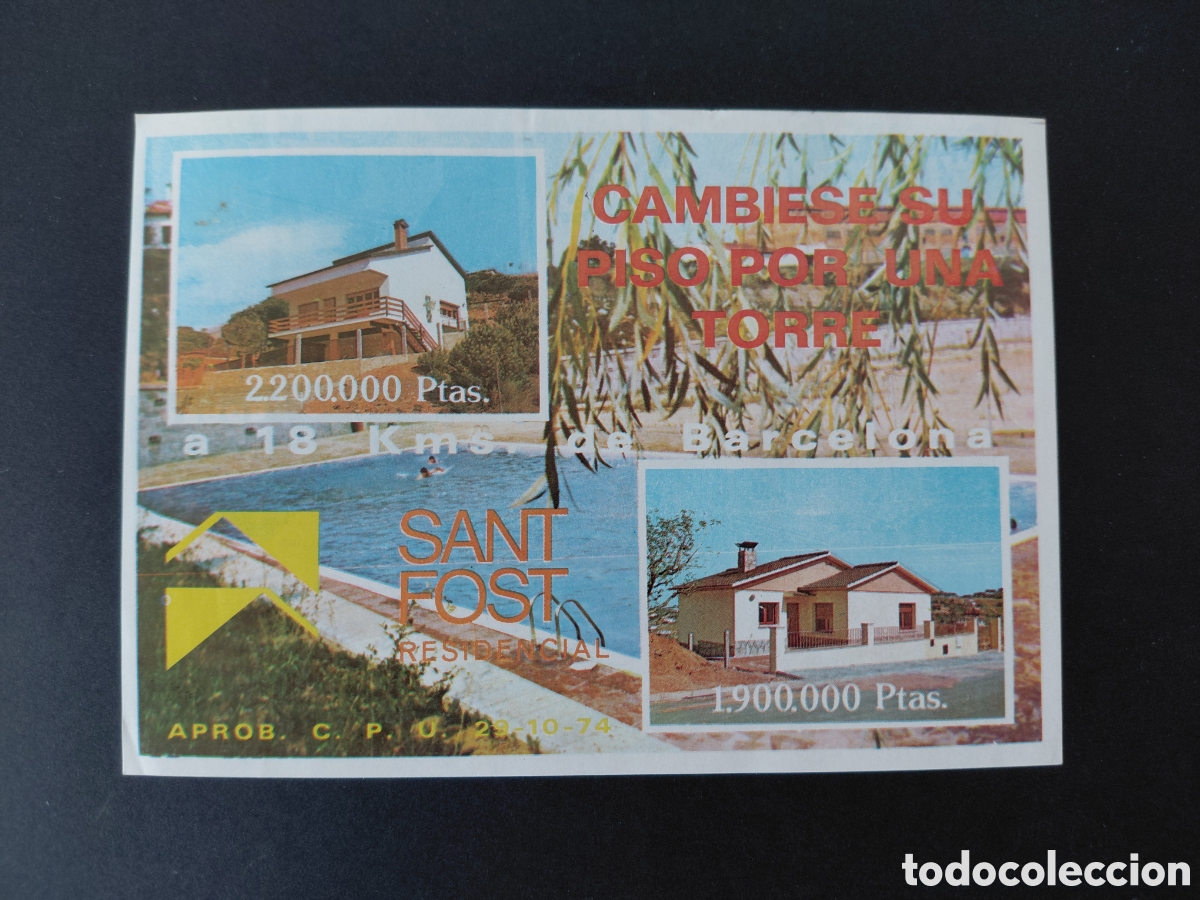 Catalogues publicitaires: SANT FOST DE CAMPSENTELLES - URBANIZACION SANT FOST RESIDENCIAL A&Ntilde;OS 70
