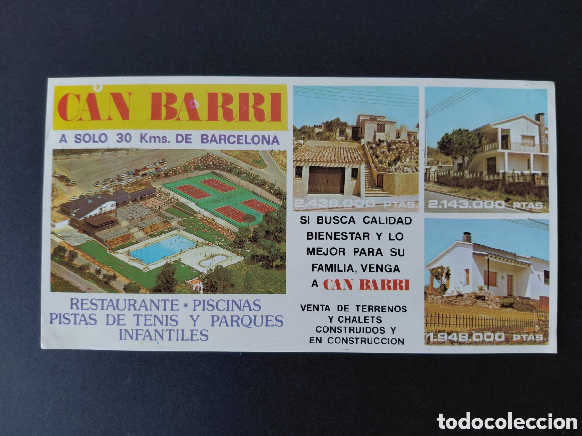 Catalogues publicitaires: BIGUES I RIELLS - URBANIZACION CAN BARRI A&Ntilde;OS 70