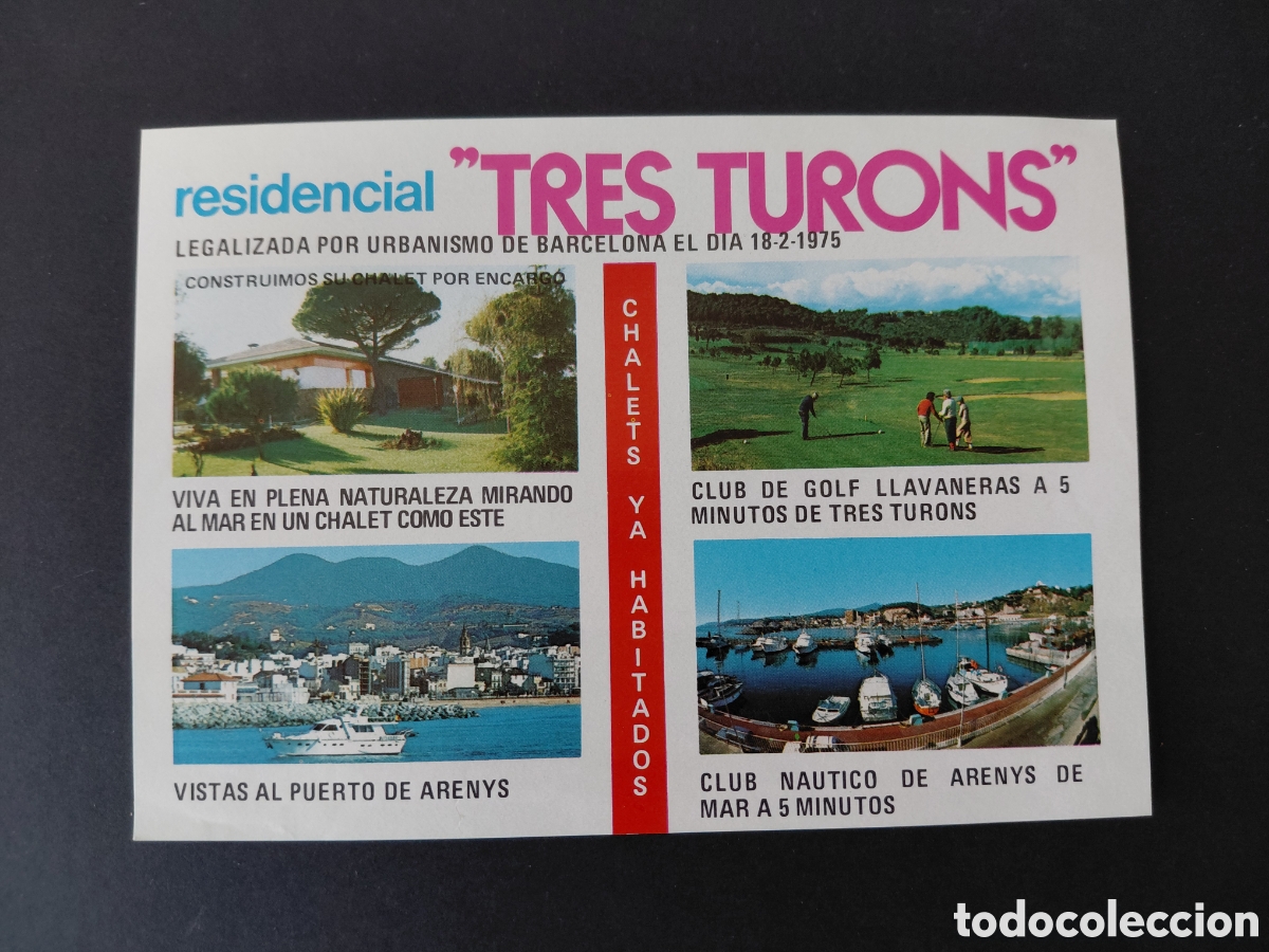 Catalogues publicitaires: SANT VICEN&Ccedil; DE MONTALT - URBANIZACION TRES TURONS A&Ntilde;OS 70