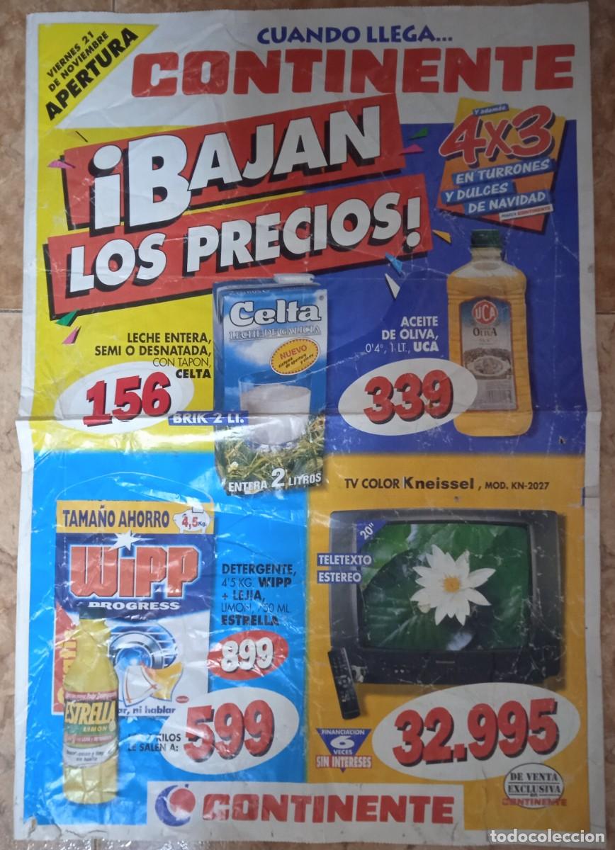Catalogues publicitaires: Antiguo folleto publicitario Inauguraci&oacute;n Hipermercados Continente (getafe).