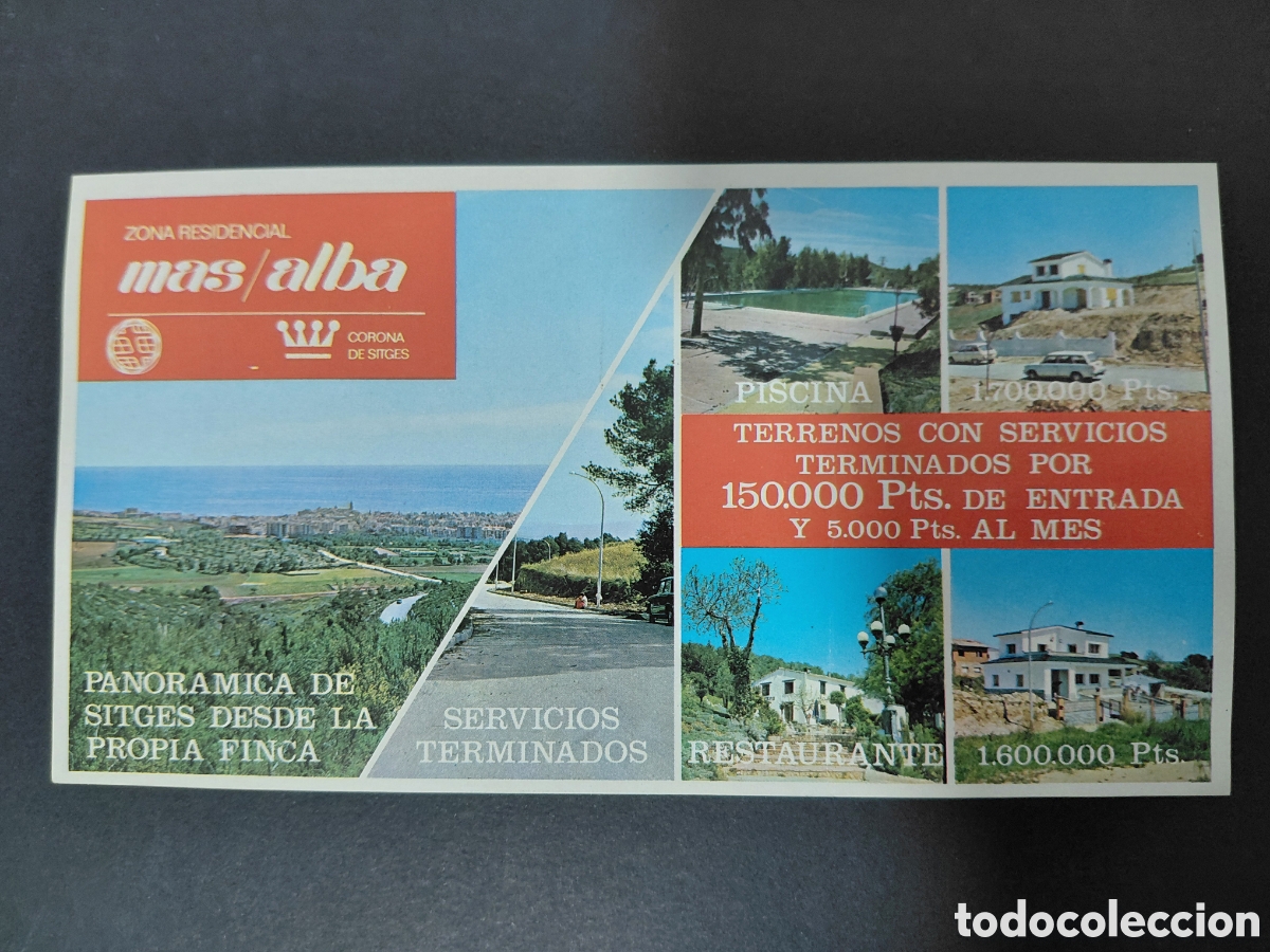 Catalogues publicitaires: SITGES - URBANIZACION MAS ALBA A&Ntilde;OS 70