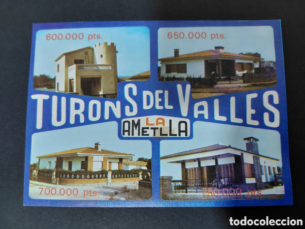 Catalogues publicitaires: L'AMETLLA DEL VALL&Egrave;S - URBANIZACION TURONS DEL VALL&Egrave;S A&Ntilde;OS 70