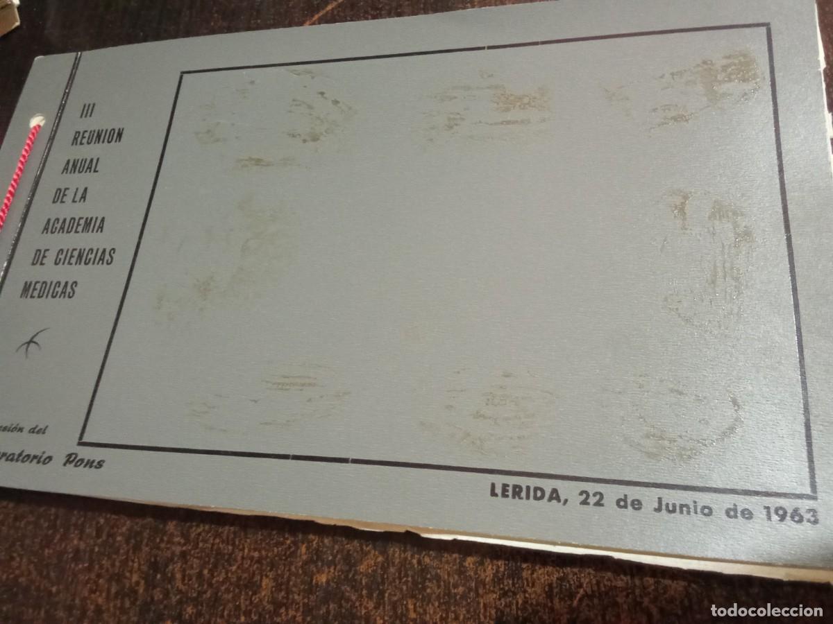 Catalogues publicitaires: III REUNION ANUAL DE LA ACADEMIA CIENCIAS MEDICAS - Lleida, 1963.