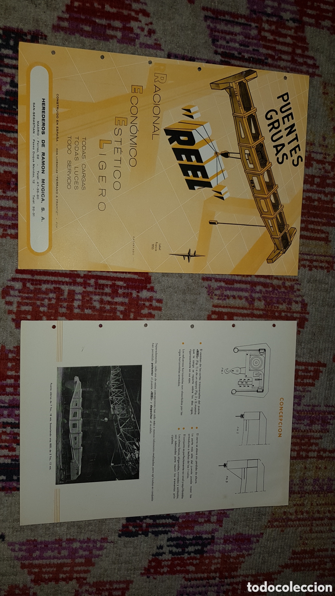 Werbekataloge: Folleto Puentes Grua REEL