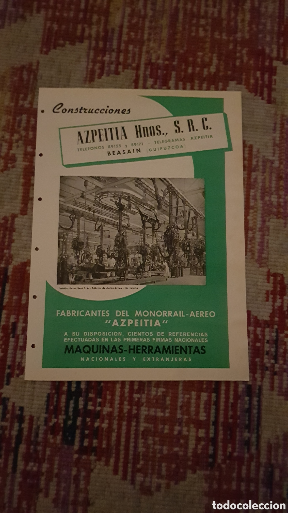 Werbekataloge: Construcciones Azpeitia Hnos