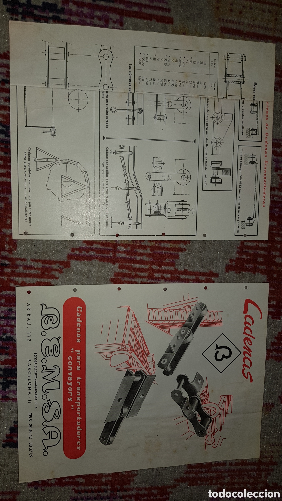 Catalogues publicitaires: Catalogo Cadenas B.E.M.S.A